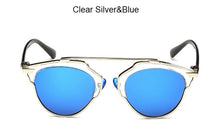 Classic Rose Gold Cat Eye Sunglasses