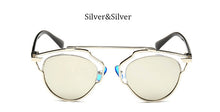 Classic Rose Gold Cat Eye Sunglasses