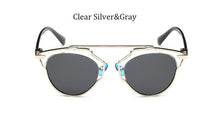 Classic Rose Gold Cat Eye Sunglasses