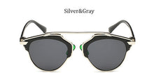 Classic Rose Gold Cat Eye Sunglasses