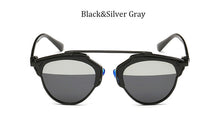 Classic Rose Gold Cat Eye Sunglasses