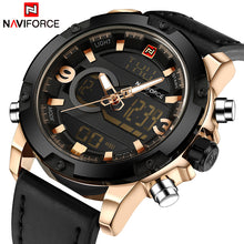 Men's Quartz Analog Watches Men Sports Leather