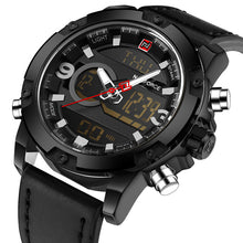 Men's Quartz Analog Watches Men Sports Leather