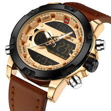 Men's Quartz Analog Watches Men Sports Leather