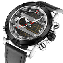 Men's Quartz Analog Watches Men Sports Leather