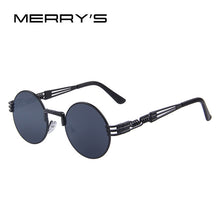 Steampunk Sunglasses Retro Round Metal UV400