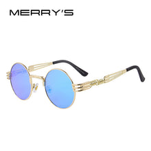 Steampunk Sunglasses Retro Round Metal UV400