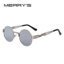 Steampunk Sunglasses Retro Round Metal UV400
