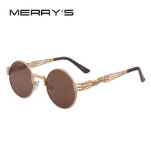 Steampunk Sunglasses Retro Round Metal UV400