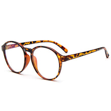 Unisex Frame Eyeglasses With Clear Glass Men Women Vintage Round Clear