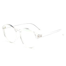 Unisex Frame Eyeglasses With Clear Glass Men Women Vintage Round Clear