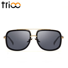 Gold Metal Frame Oculus High Quality Gradient Lens Sun Glasses For Men