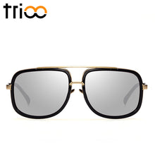 Gold Metal Frame Oculus High Quality Gradient Lens Sun Glasses For Men