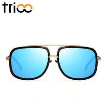 Gold Metal Frame Oculus High Quality Gradient Lens Sun Glasses For Men