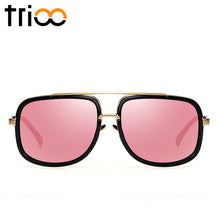 Gold Metal Frame Oculus High Quality Gradient Lens Sun Glasses For Men