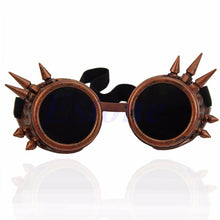 Victorian Gothic Cosplay Rivet Steampunk Goggles Glasses Welding Punk