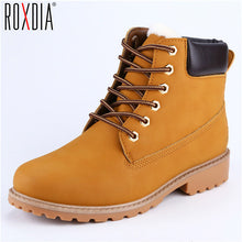 Faux Suede Leather Men Boots