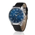 Roman Style Leather Quartz men Watches