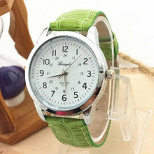 Elegant Analog Luxury Leather Strap Quartz Mens Wrist Watch