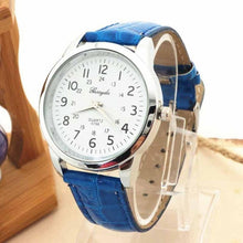 Elegant Analog Luxury Leather Strap Quartz Mens Wrist Watch