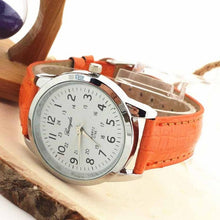 Elegant Analog Luxury Leather Strap Quartz Mens Wrist Watch