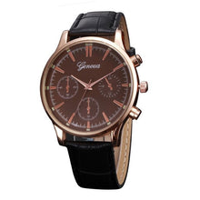 Fashion  Mens Watches 2017 Leather Quartz Watch