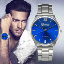 Roman Numbers Stainless Steel Quartz Wrist Watch