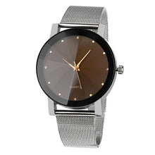Stianless Steel Watch Men Crystal Quartz