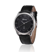Mens Watches Business Geneva Quartz-Watch PU Leather
