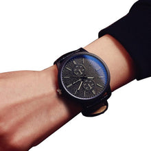 womens watch Women mens watch PU leather Students Minimalist Fashion Personality Big Dial Watch relogio feminino montre homme #