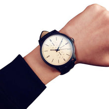 womens watch Women mens watch PU leather Students Minimalist Fashion Personality Big Dial Watch relogio feminino montre homme #