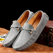 Summer genuine leather men shoes casual moccassin