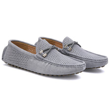 Summer genuine leather men shoes casual moccassin