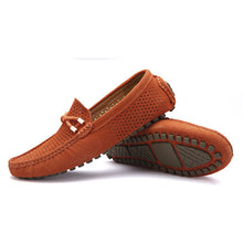 Summer genuine leather men shoes casual moccassin