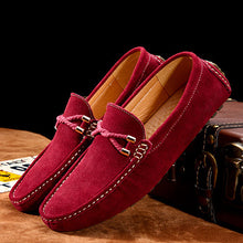 Summer genuine leather men shoes casual moccassin