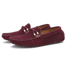 Summer genuine leather men shoes casual moccassin