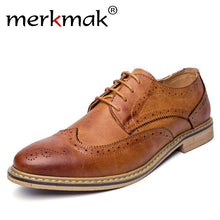 Mens Flats Shoes Casual British Style Men Oxfords Fashion Brand Dress Shoes For Men