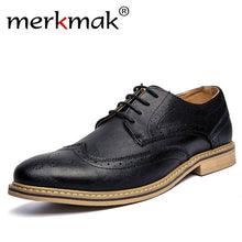 Mens Flats Shoes Casual British Style Men Oxfords Fashion Brand Dress Shoes For Men