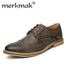 Mens Flats Shoes Casual British Style Men Oxfords Fashion Brand Dress Shoes For Men