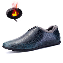 Genuine Leather Men Shoes High Quality Men Casual Shoes Fur Inner