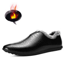 Genuine Leather Men Shoes High Quality Men Casual Shoes Fur Inner