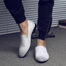 Braid Leather Casual Driving Oxfords Shoes For Men