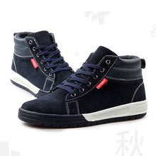 Mens Boots Fashion Causal Ankle Men Boots Outdoor Working Lace Up Shoes