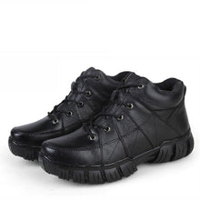 Genuine Leather Mens Boots Ankle Climbing Army Boots Outdoor Waterproof Boots