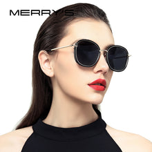 Women Polarized Sunglasses Fashion Metal Temple 100% UV Protection