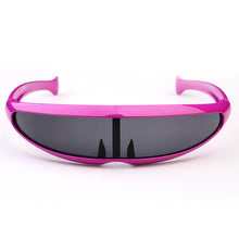 Unisex Alien Sun Glasses Dolphin Fish Shape Waterproof Outdoor Sunglasses Plastic Frame HD UV400
