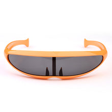 Unisex Alien Sun Glasses Dolphin Fish Shape Waterproof Outdoor Sunglasses Plastic Frame HD UV400