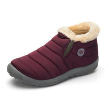 Mens Winter Shoes Solid Colour Snow Boots Plush Inside Anti skid Bottom Waterproof Ski Boots