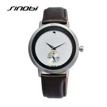 SINOBI Men Quartz Watch Men's Genuine leather