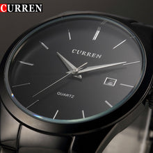 Curren Black steel Casual Business Wristwatch